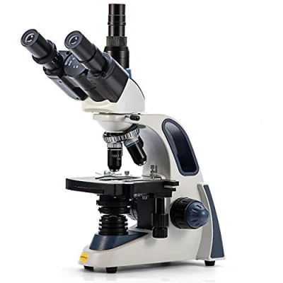 Obrázek SWIFT SW380T Trinokulares Durchlicht Mikroskop 40X 2500X, Siedentopf Kopf, Labor Compound mit WF 10X/25X Okulare für Studenten Erwachsene, Ultrapräzise Fokussierung, Kamera kompatibel