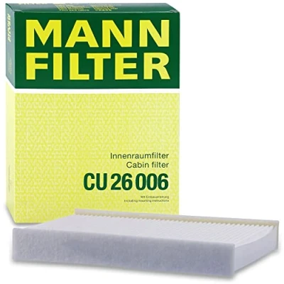 Obrázek MANN FILTER Interiérový filtr CU 26 006 pro osobní automobily