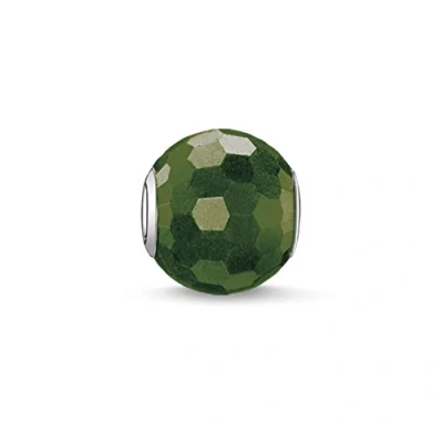Obrázek THOMAS SABO Dámský přívěsek 1 barevný kámen 32000703, Sterlingové stříbro, Heliotrop