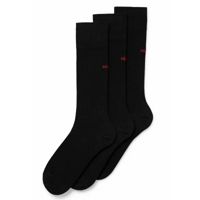 Obrázek HUGO 3 PACK 3P RS UNI CC Ponožky, Muži, Velikost: 43 46, Black one