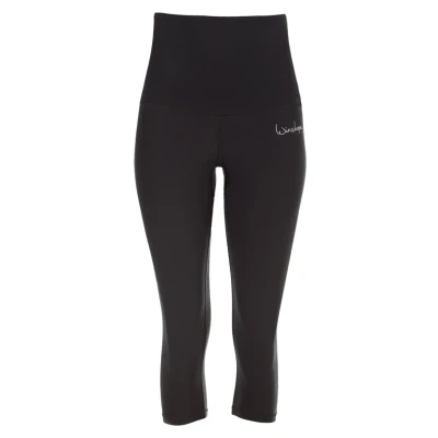 Obrázek Winshape HWL202 Schwarz HIGH Waist 3/4 Sporthose sportovní kalhoty, Ženy, Velikost: XXL, Black
