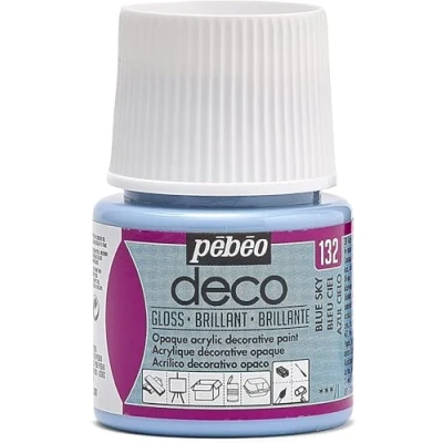 Obrázek Pebeo Deco Hellen Farbe, Himmelblau, 45 ml