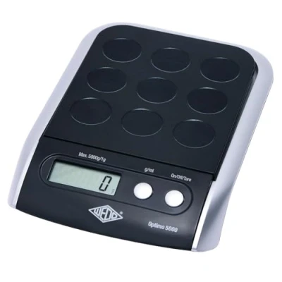 Obrázek Wedo 485001 Elektronická univerzální váha Optimo 5000 (5000 g/1g) černá/stříbrná