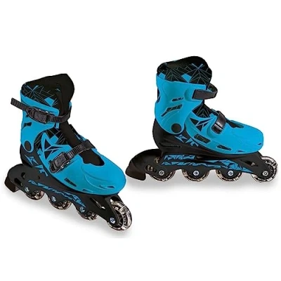 Obrázek Mondo Toys Boy In Line Skates verstellbare Inlineskates PVC Rollen Roller für Kinder/Mädchen Größe M / Gr. 33/36 28330