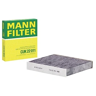 Obrázek MANN FILTER Interiérový filtr CUK 22 011 pylový s aktivním uhlím pro osobní automobily