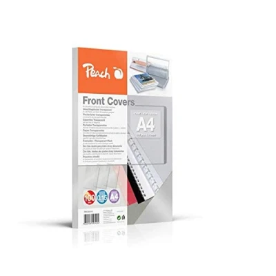 Obrázek Peach PB100 19 krycí listy DIN A4, 0,15 mm, 100 kusů, průhledné