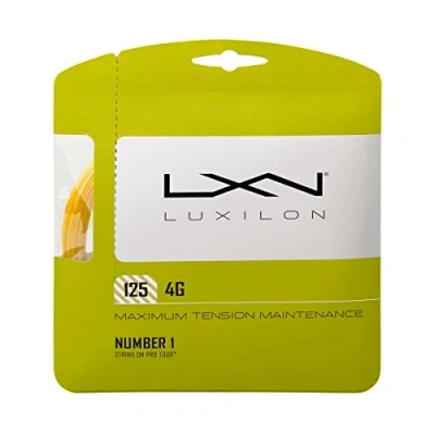 Obrázek Wilson Tenisový struna Luxilon Unisex 4G, zlatá, 12,2 metru, 1,25 mm, WRZ997110