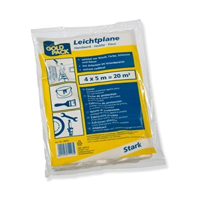 Obrázek Zlato Pack lehce plachta z HDPE, 4 x 5 M Průhledná