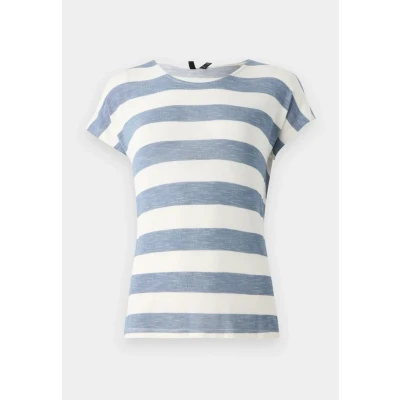 Obrázek Vero Moda Vmwide Stripe Triko s potiskem, Ženy, Velikost: Large, China blue
