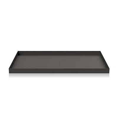 Obrázek Cooee Design Tray podnos, nerezová ocel, grafitová, L: 39, Š: 25, V: 2 cm