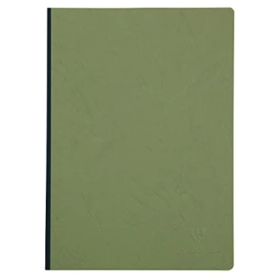 Obrázek Clairefontaine 791423C sešit A4, len, Age Bag, kostkovaný, 96 listů, zelený