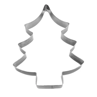 Obrázek Städter Vykrajovací forma jedle 19 cm bílý plech, stříbrná, x 3