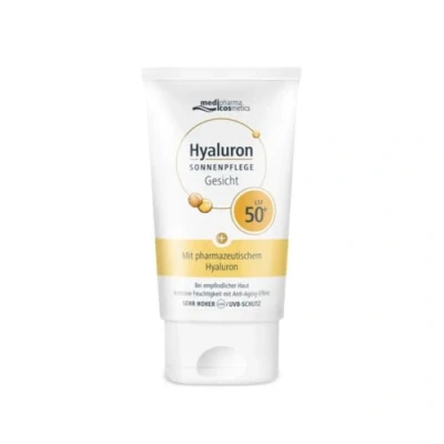 Obrázek Hyaluron Opalovací péče obličej LSF 50+, intenzivní vlhkost s anti aging efektem medipharma cosmetics