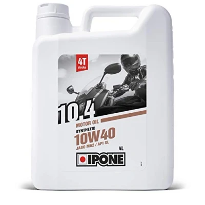 Obrázek IPONE 4 Takt Motorradöl 10W40 10.4 Liter Halbsynthetisch Schutz des Motors Optimale Schmierung