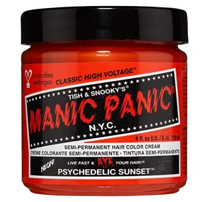 Obrázek Klasická barva na vlasy Cotton Candy Pink od Manic Panic, teple růžová 118 ml Oranžová