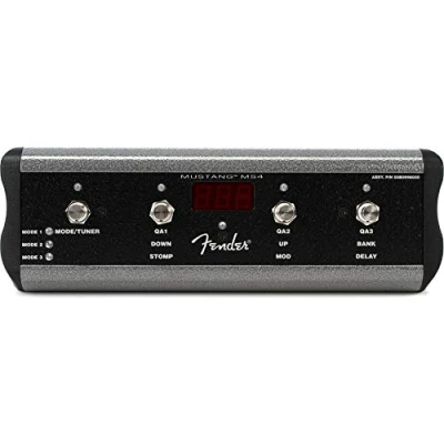 Obrázek Fender 80996000 Footswitch, 4 tlačítka, Preset Up Down, Effects On/Off, nebo Tap