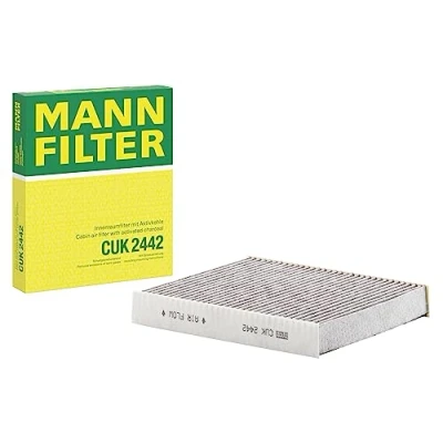 Obrázek MANN FILTER Interiérový filtr CUK 2442 pylový s aktivním uhlím pro osobní automobily