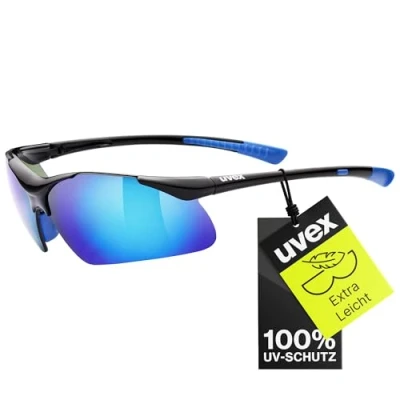 Obrázek uvex sportstyle 223 Sportovní brýle pro dámy a pány silná ochrana před slunečním zářením sedí bez tlaku perfektní držení black/blue one size