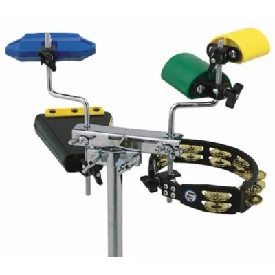 Obrázek LP Latin Percussion držák Mini Rack Everything, kompaktní Design, pochromovaný Ocel obroučky, LP472