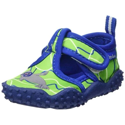 Obrázek Playshoes Unisex dětské boty do vody tuleň, Modrá zelená