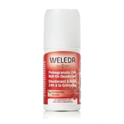 Obrázek WELEDA Bio granátové jablko 24h Deo Roll on, přírodní kosmetika deodorant se smyslným vonným zážitkem, účinná ochrana před tělesným pachem, 24 hodin spolehlivý bez hliníku (1 x 50 ml)