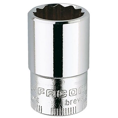 Obrázek FACOM 3/8 Zoll Steckschlüssel 12Kant SW1/2 Zoll, 1 Stück, JB.1/2