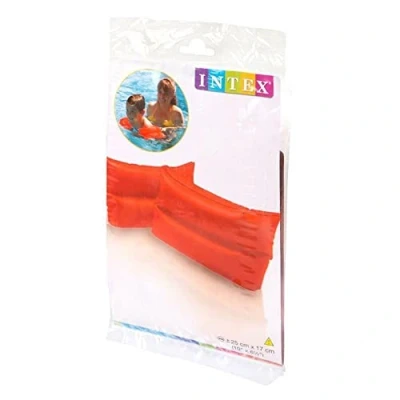 Obrázek Intex 59642EU šířka nafukovací rukávky oranžové, vinylové, 25 x 17 cm