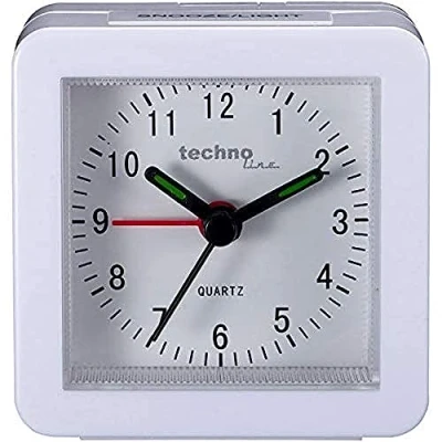 Obrázek Technoline Quartz budík model SC, bílý, analogový, klasický
