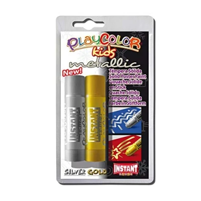 Obrázek PlayColor Barva 10391 10 g Metallic One Solid Poster Paint Stick (2 kusy)