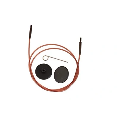Obrázek KnitPro K31296 zázvorový kabel, nylon, hnědý, 94 cm