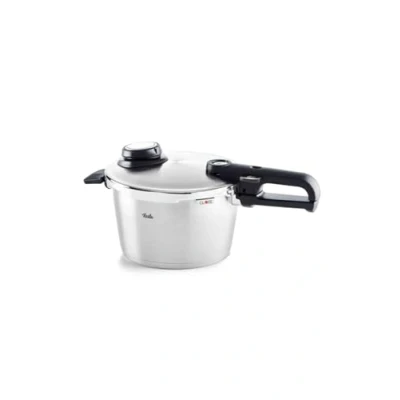 Obrázek Fissler Vitavit Premium / tlakový hrnec (4,5 l, Ø 22 cm), parní z ušlechtilé oceli, 4 stupně vaření, vč. vložky indukční, stříbrný