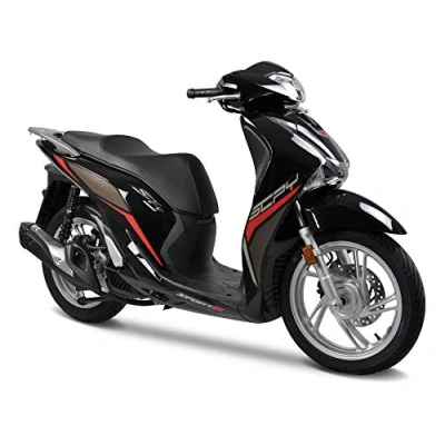 Obrázek Uniracing K47412 Dekoration Aufkleber Kit Honda SH 125 &#039;17 &#039;19, Schwarz