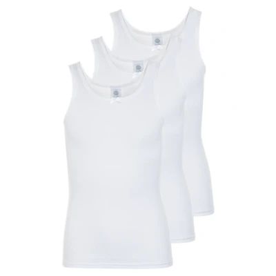 Obrázek Sanetta 3 PACK Tílko pro děti, Velikost: 128, White
