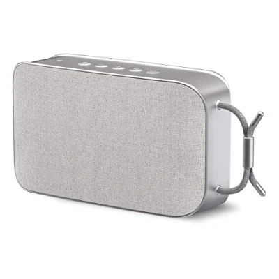 Obrázek TechniSat BLUSPEAKER TWS XL přenosný Bluetooth reproduktor (s True Wireless Stereo, handsfree, Bluetooth, 2 x 15 W stereo reproduktor, akumulátor, AUX in) šedý