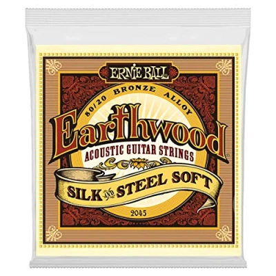 Obrázek Ernie Ball Akustické kytarové struny Earthwood Silk &amp; Steel Soft , bronz 80/20, tloušťka 1152