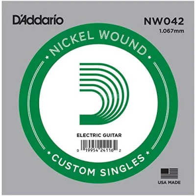 Obrázek D&#039;Addario NW042 niklová jednotlivá struna pro kytary 0,11 cm (0,042 palců)