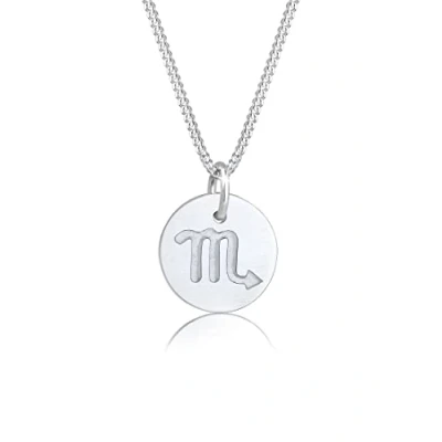 Obrázek Elli Dámský pravý šperk, řetízek na krk, stříbrný s přívěskem, hvězda, znamení zvěrokruhu, astro, trend, krystaly Swarovski, Sterlingové stříbro, délka 925, 45 cm, Bez