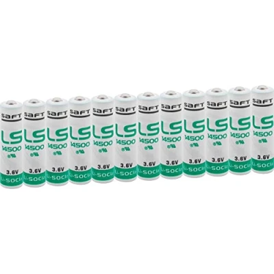 Obrázek Saft LS 14500 3,6 V Lithium Pack mit 12 Stück, Weiß