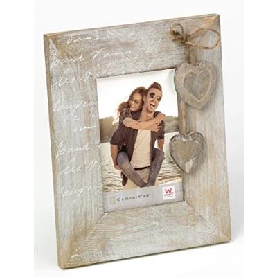 Obrázek walther design Rám obrazu hnědý 10 x 15 cm Le Coeur portrétní rámeček QH015P