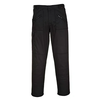 Obrázek PORTWEST S887BKR28 pracovní kalhoty s pasem 28&quot; (71,1 cm), normální délka, černé
