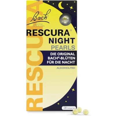 Obrázek Originální BACH RESCURA NIGHT Pearls: (dříve Rescue) směs Bachových květů + White Chestnut, 28 gelových perel