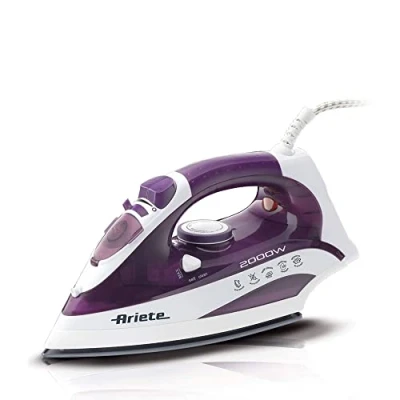 Obrázek Ariete 00S623500AR0 6235 žehlička, pro suché žehlení a napařovací žehlení, 2000, keramika, fialová/bílá