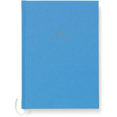 Obrázek Graf von Faber Castell 188676 Notizbuch mit Leineneinband, DIN A5, Gulf Blue, 1 Stück