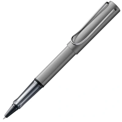 Obrázek Lamy AL star grafitové kuličkové pero lehké s transparentní, ergonomickou rukojetí a šířkou tahu M kryt z hliníku náplní pro inkoustové 63 šířka linky v černé barvě