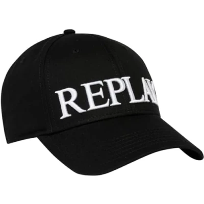 Obrázek Replay Unisex Baseball Cap aus Baumwolle, Black 098 (Schwarz), Onesize