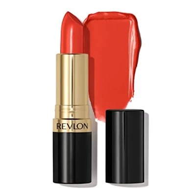 Obrázek Revlon Super Lustrous Lipstick, vysoce účinná rtěnka s hydratační, krémovou recepturou, obohacená o vitamín E a avokádový olej, 750 Kiss Me Coral, 4,2 g.