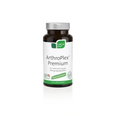 Obrázek NICApur® ArthroPlex® Premium, pro chrupavky a klouby, se speciálním komplexem ActiJoy®, vitamíny C D, mangan kadidlový extrakt, čistá látka bez přísad, 60 kapslí
