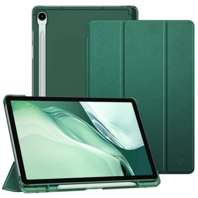 Obrázek Fintie pouzdro pro Samsung Galaxy Tab S9 FE 10. 9 palců/tablet 11 palců 2023 s držákem na tužky, ultratenké ochranné průsvitnou zadní stranou Cover a funkcí automatického