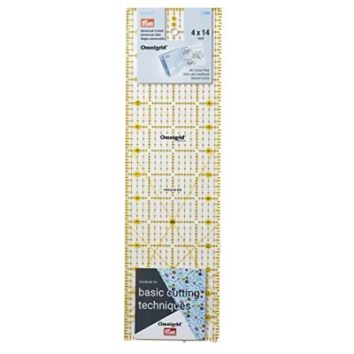 Obrázek Prym 611477 Universal 4 x 14 inch Omnigrid Lineal, Kunststoff, transparent