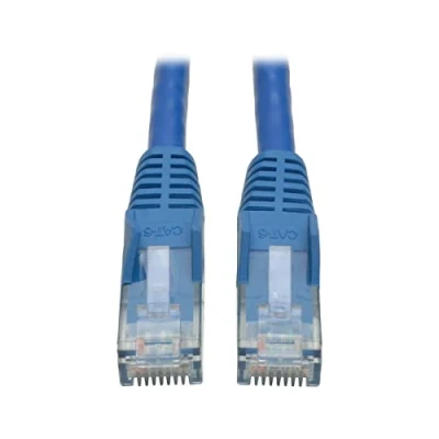 Obrázek Eaton TrippLite by Cat6 Gigabit Snagless Molded UTP Patch Ethernetový kabel, RJ45 konektor na zástrčku, modrý, 10 stop / 3 metry, doživotní záruka (N201 010 BL)